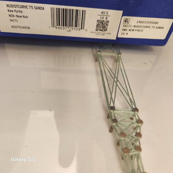 Stuart Weitzman Nudistcurve 75 Pyrite Glittery Sandals made in Spain 10B NIB - Picture 13 of 13